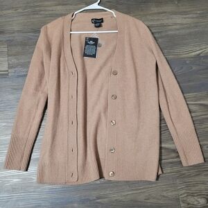 C By Bloomingdale Cashmere Cardigan Sweater Size S
